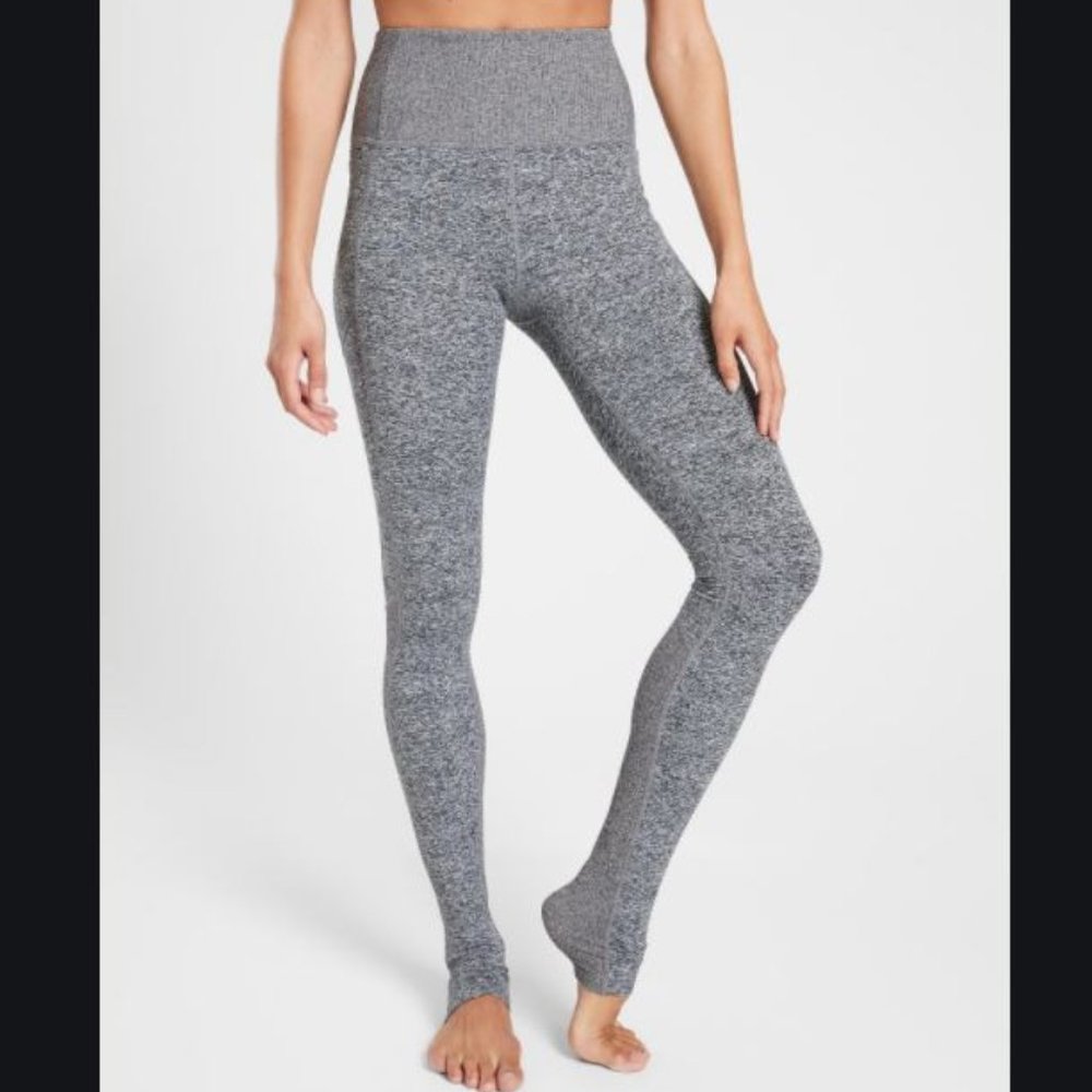 Athleta Brushed Tech Jersey Heel Exhale Tight